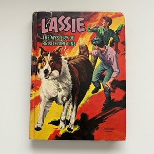 Vintage 1967 Lassie The Mystery of Bristlecone Pine Book